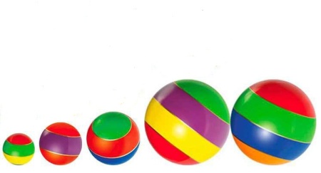 Купить Мячи резиновые (комплект из 5 мячей различного диаметра) в Теберде 